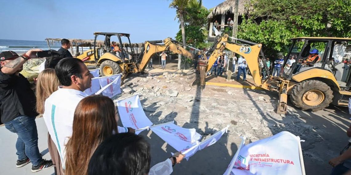 ERA encabeza mejoramiento a imagen urbana de Puerto Arista