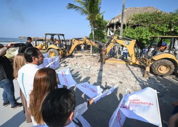 ERA encabeza mejoramiento a imagen urbana de Puerto Arista