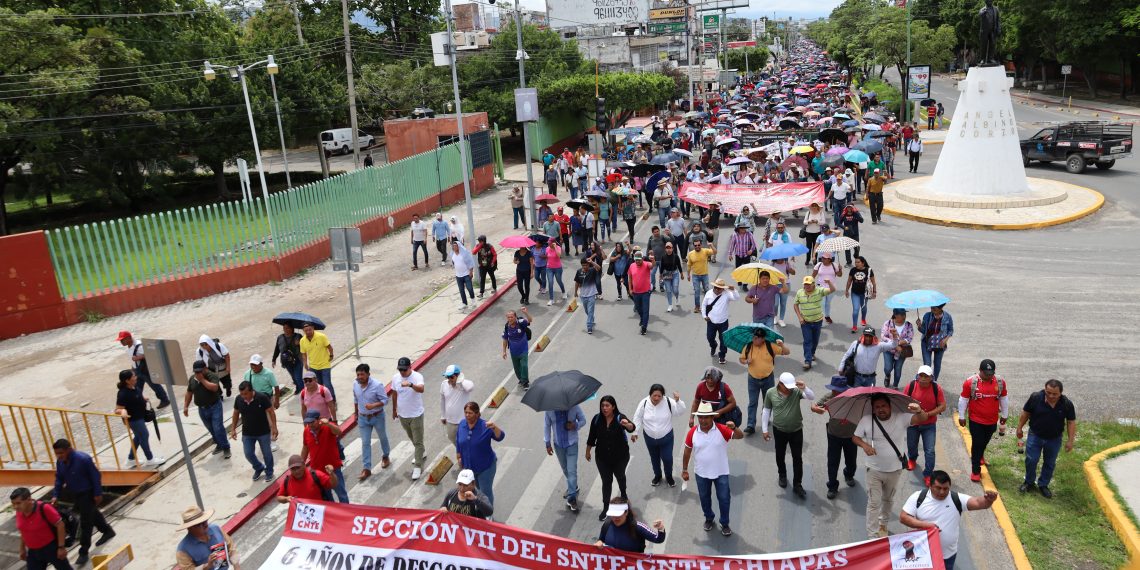La CNTE convoca a una marcha masiva estatal