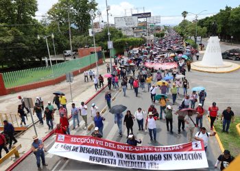 La CNTE convoca a una marcha masiva estatal