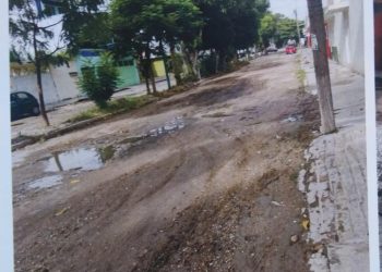 Denuncian obras públicas de baja calidad en Tuzantán