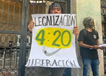 Realizan marcha a favor del uso de cannabis en Chiapas