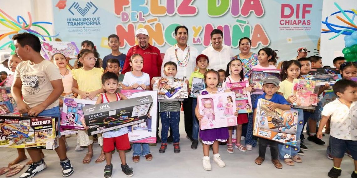 Desde Palenque, Eduardo Ramírez reafirma compromiso con niñez