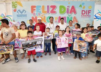 Desde Palenque, Eduardo Ramírez reafirma compromiso con niñez