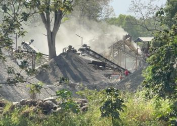 Saquean material pétreo en la Costa y Soconusco