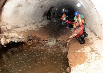Preocupan socavones en el embovedado de San Roque
