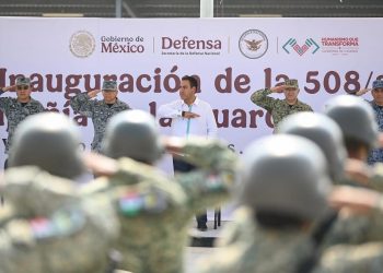 Inauguran Compañía de Guardia Nacional en Villaflores
