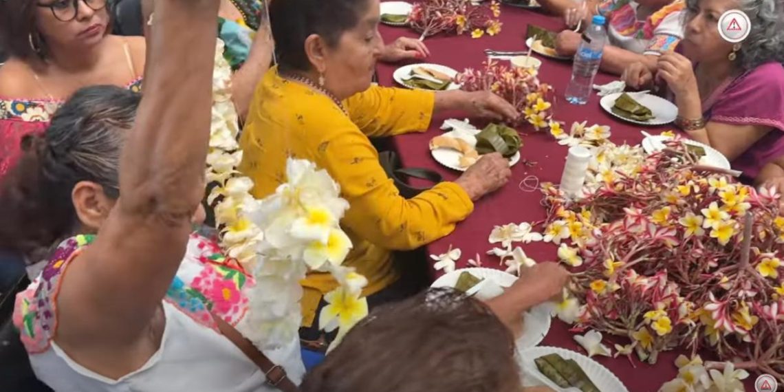 Zoques llevan ofrendas a San Marcos Evangelista