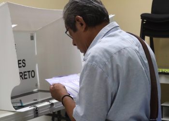 Tranquila y escasa, la elección judicial