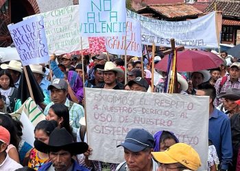 3 mil indígenas marchan por paz, territorio y contra megaproyectos