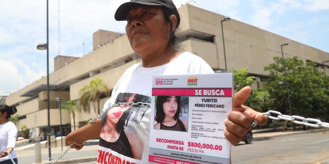 Suman 282 chiapanecas desaparecidas en 2025