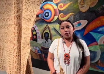 Arte lacandón resiste en manos de Mónica Chanok
