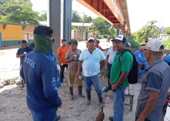 Productores frenan obra de la Línea K en Suchiate