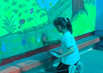 Primaria, espacio de valores y diversidad con mural incluyente