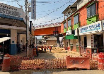 Parque lineal en Huixtla queda a mitad de avance