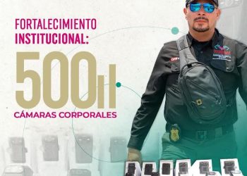 Cámaras corporales fortalece la vigilancia y supervisión: SSP