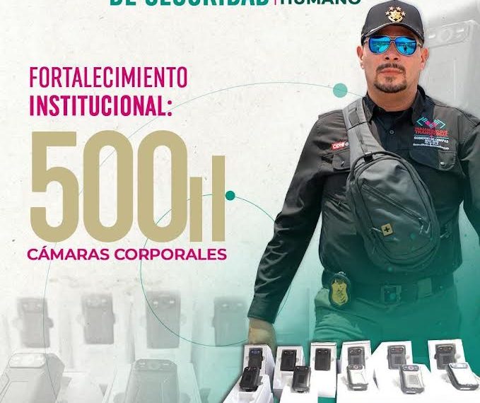 Cámaras corporales fortalece la vigilancia y supervisión: SSP