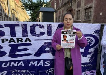 Familia de Beany pide justicia frente al Palacio Nacional