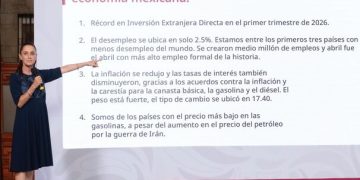 Presenta 12 indicadores positivos de la economía